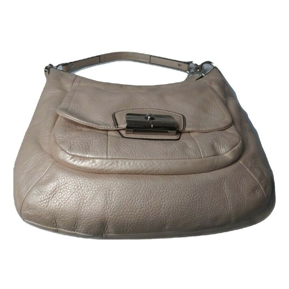 Vintage Coach Kristin Hobo Shoulder Bag Light Rose Gold #19303 - Picture 6 of 9